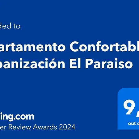 아파트 Confortable Urbanizacion El Paraiso *